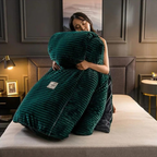Velvet Fleece Duvet Cover for Winter – Cozy Warm Bedding for Bedrooms