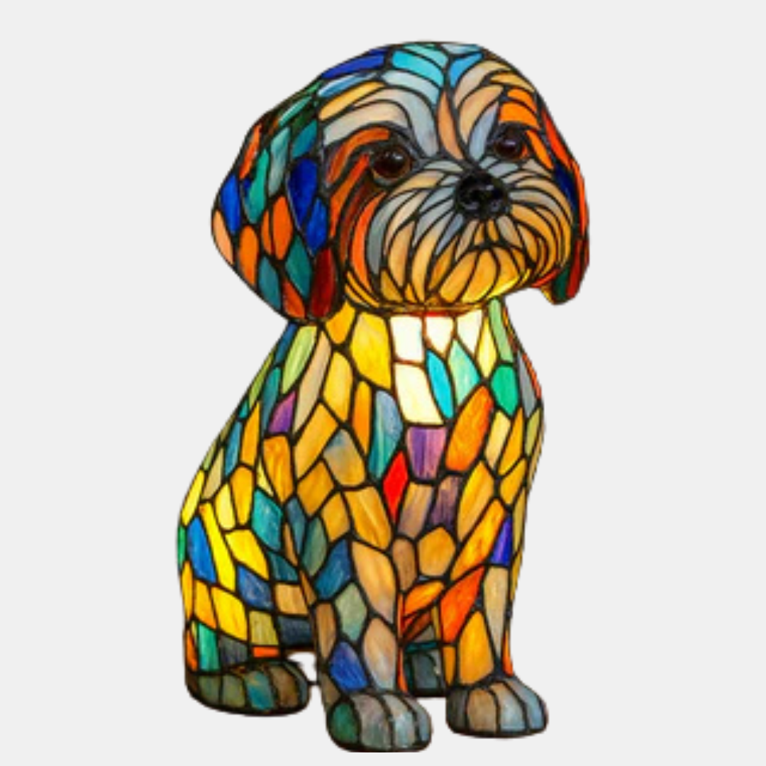 Colorful Magical Dog Lamp – Enchanting Light Companion