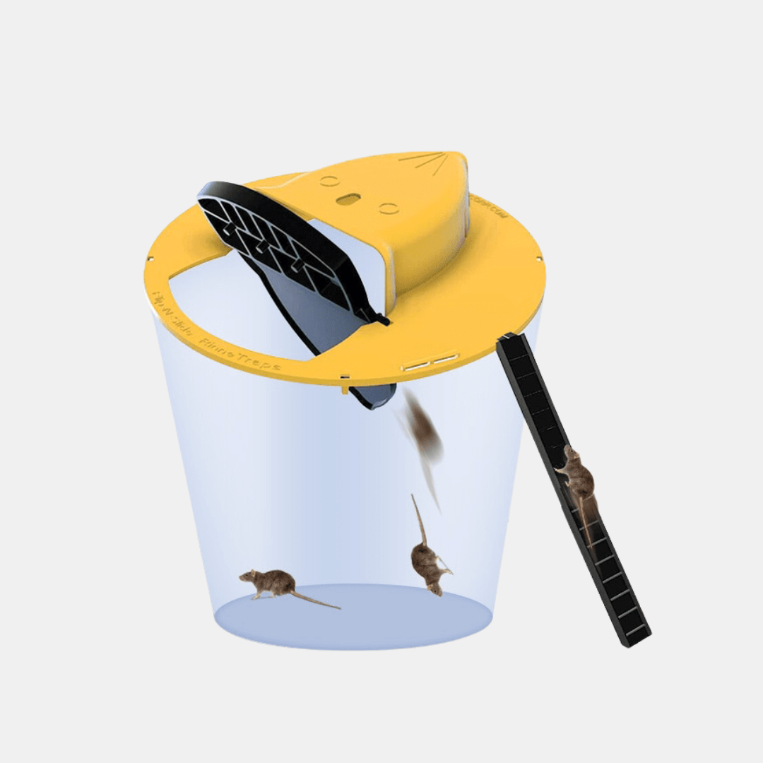 Bucket Lid Mouse Trap for Multi-Catch & Release