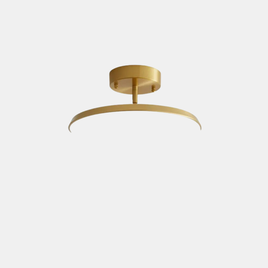 Minimalist LED Ceiling Light – Gold, Black & Copper Finish