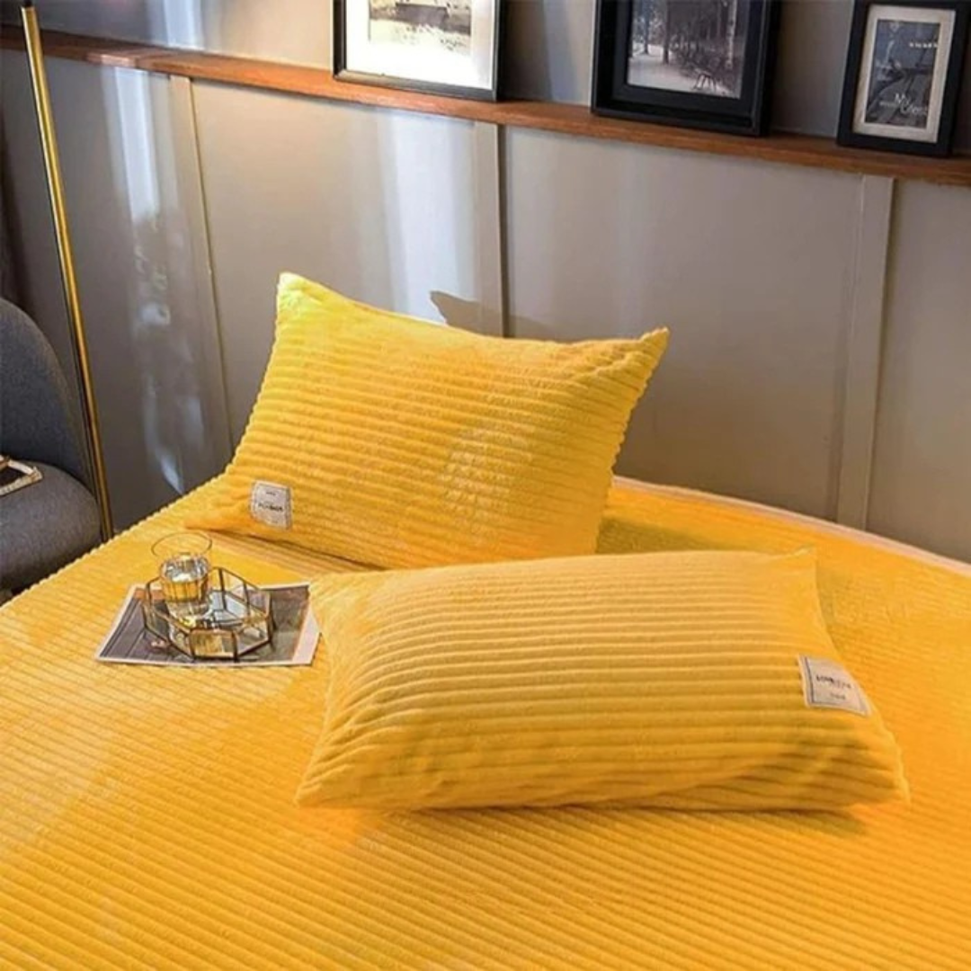 Velvet Fleece Duvet Cover for Winter – Cozy Warm Bedding for Bedrooms