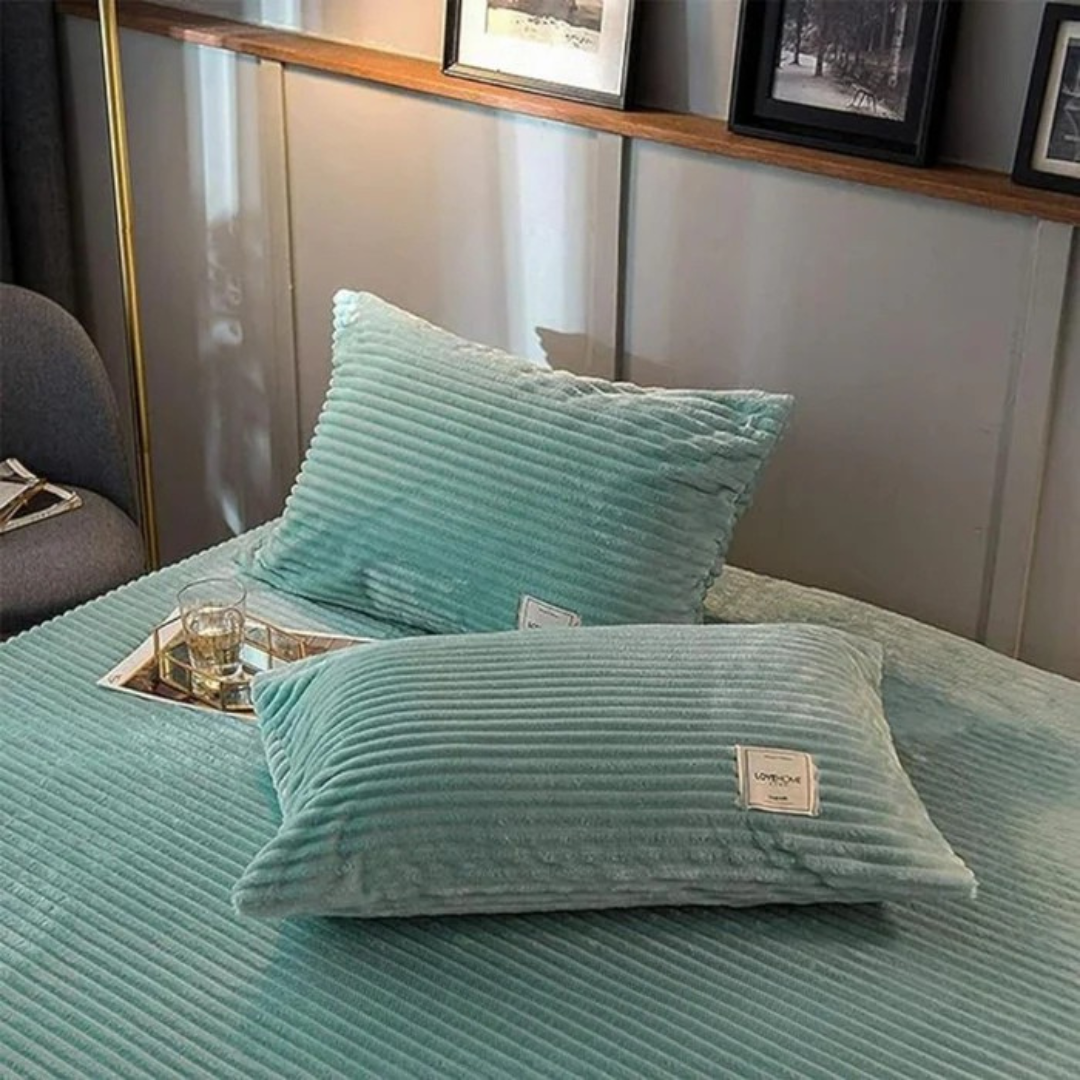 Velvet Fleece Duvet Cover for Winter – Cozy Warm Bedding for Bedrooms