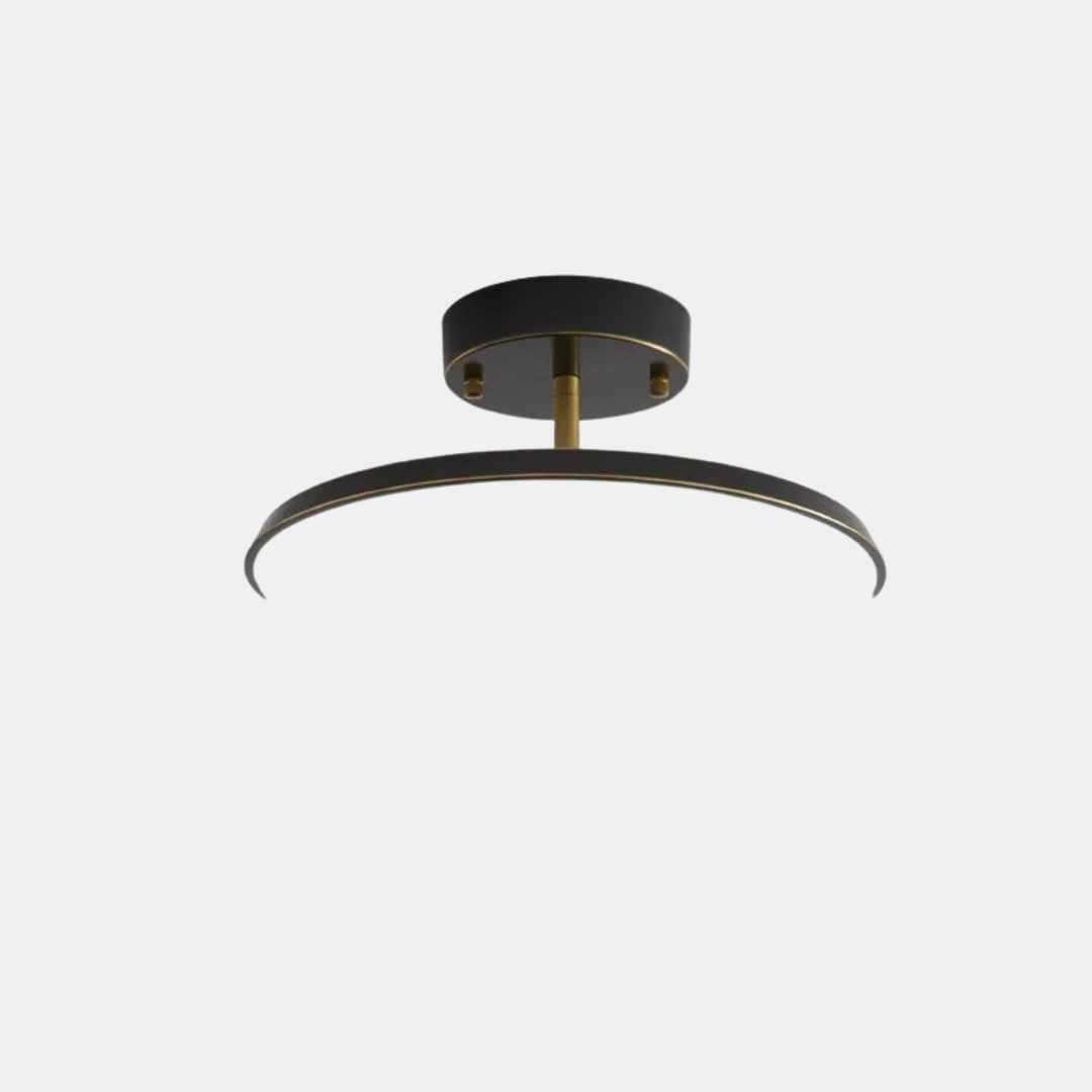 Minimalist LED Ceiling Light – Gold, Black & Copper Finish