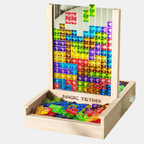 Wooden Puzzle Game for Kids and Adults – Sustainable Brain Training Fun