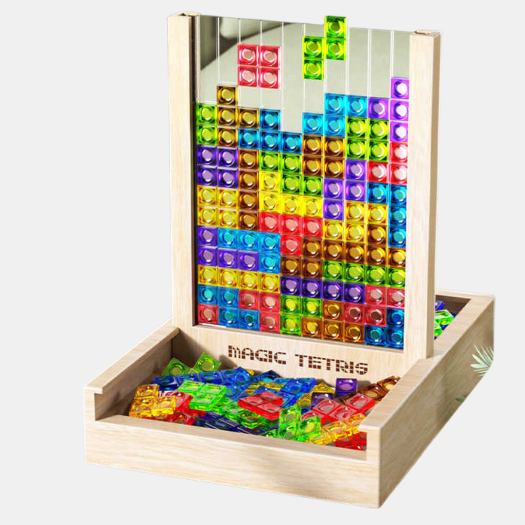 Wooden Puzzle Game for Kids and Adults – Sustainable Brain Training Fun
