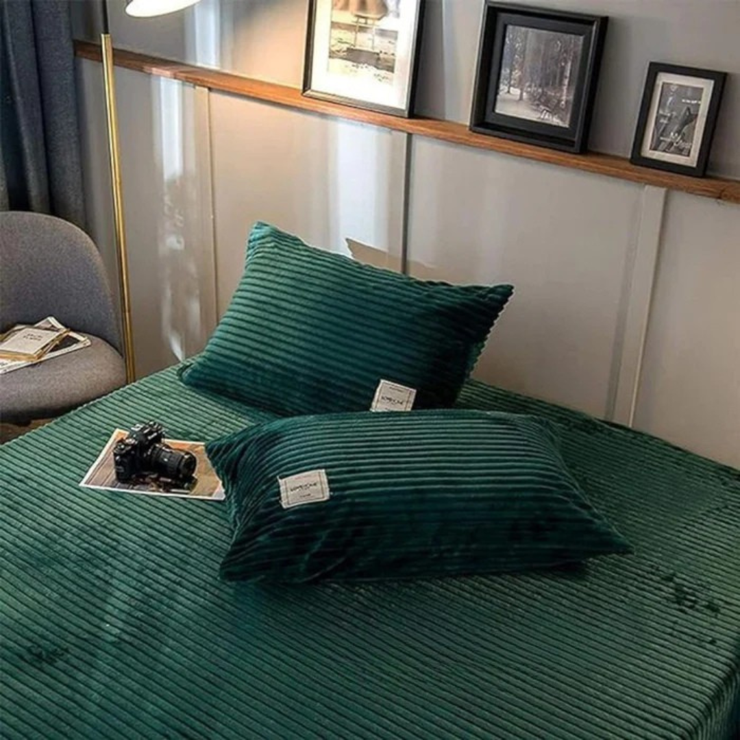 Velvet Fleece Duvet Cover for Winter – Cozy Warm Bedding for Bedrooms