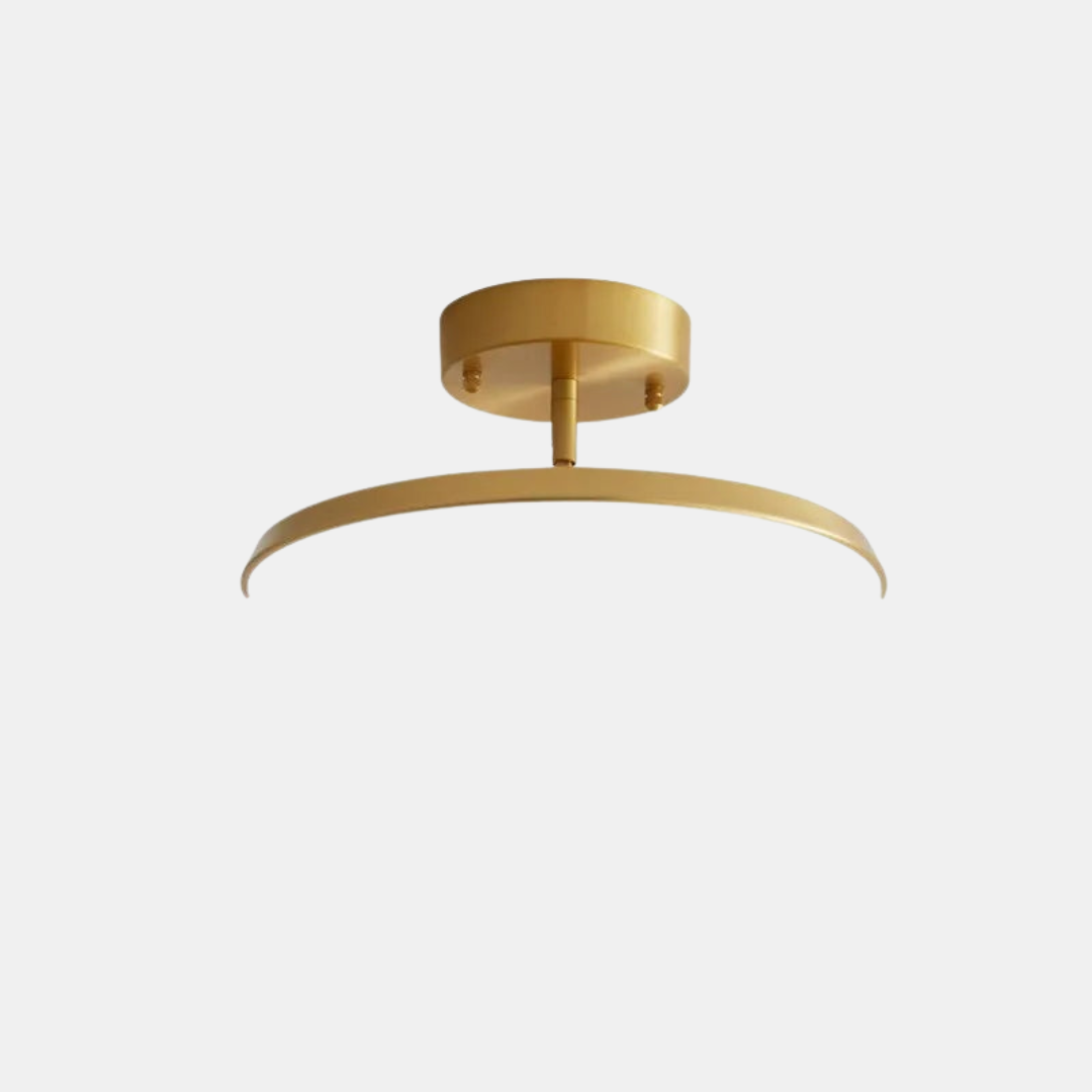 Minimalist LED Ceiling Light – Gold, Black & Copper Finish