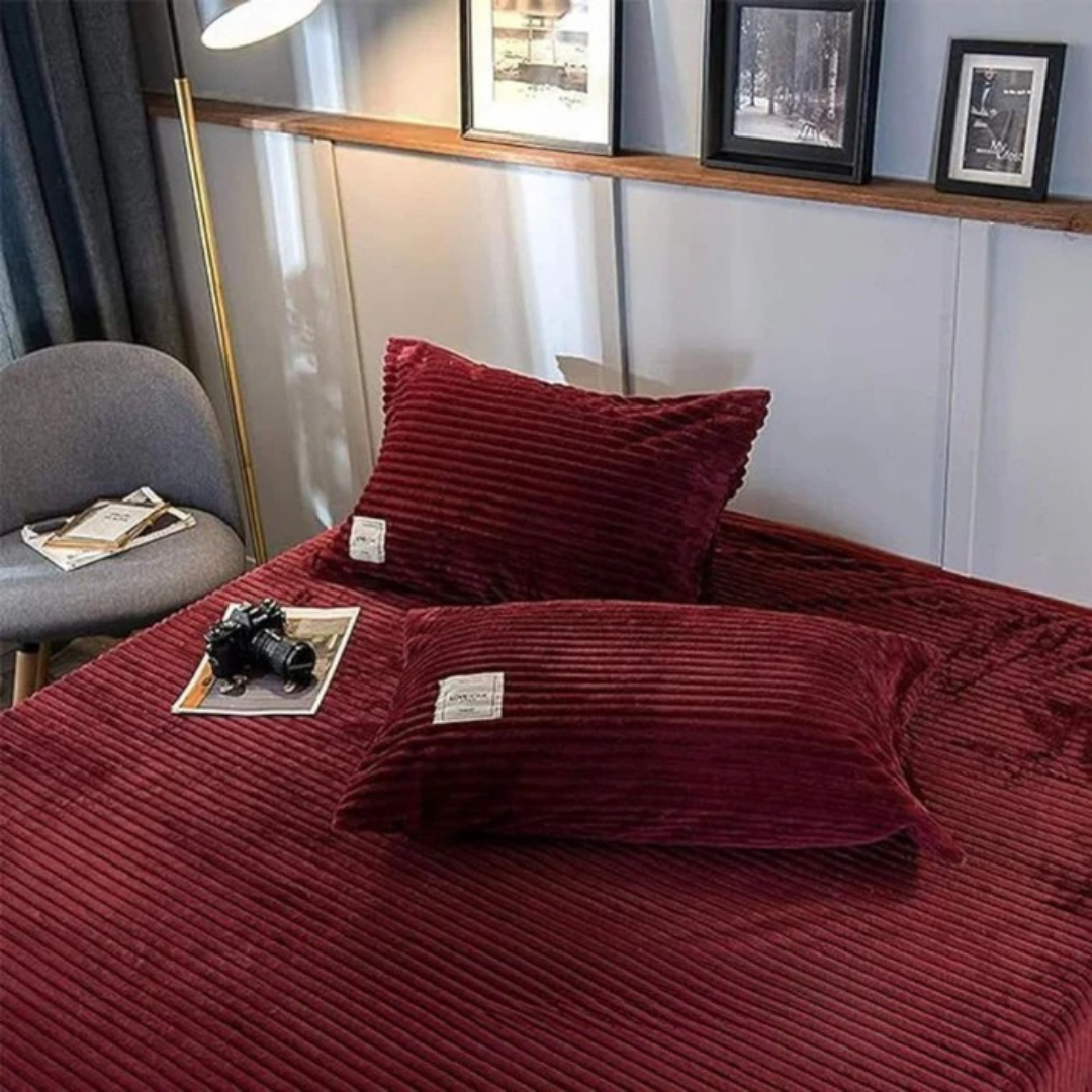 Velvet Fleece Duvet Cover for Winter – Cozy Warm Bedding for Bedrooms