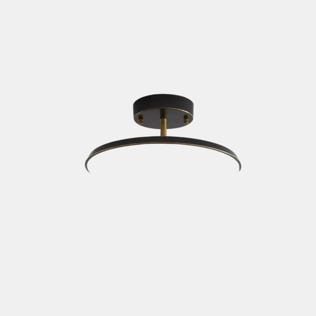 Minimalist LED Ceiling Light – Gold, Black & Copper Finish