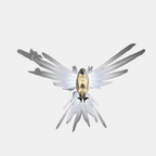 Artistic Luminous Wings Wall Lamp – Nature’s Majesty Illuminated