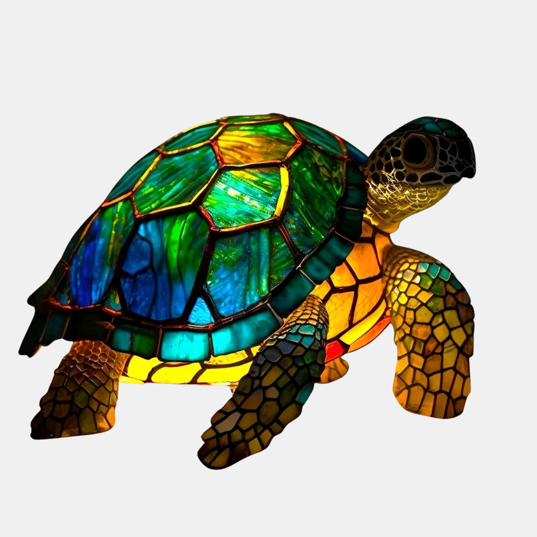 Ocean-Inspired Decorative Lamp – Serene Turtle Design for Zen Spaces