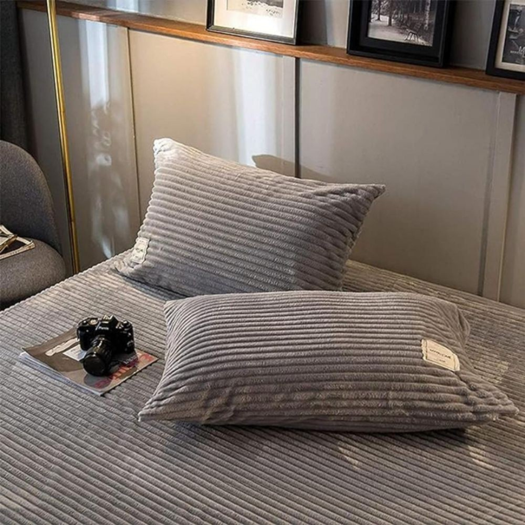 Velvet Fleece Duvet Cover for Winter – Cozy Warm Bedding for Bedrooms