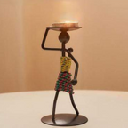 Artistic Candle Holder Sculptures – Unique Figurative Style
