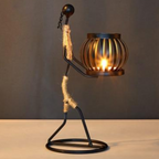 Artistic Candle Holder Sculptures – Unique Figurative Style