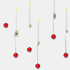 Flameless LED Christmas Tree Candles – Remote Control with Icicle Hooks