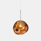 Artistic Melt Pendant Light – Modern Glass Pendant for Kitchen Island