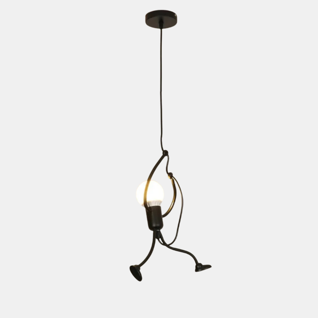 Retro Character LED Ceiling Light – Fun & Nostalgic Design
