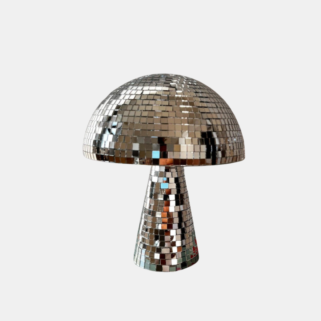 Disco Ball Mushroom Lamp – Retro Style with Sparkling Effect