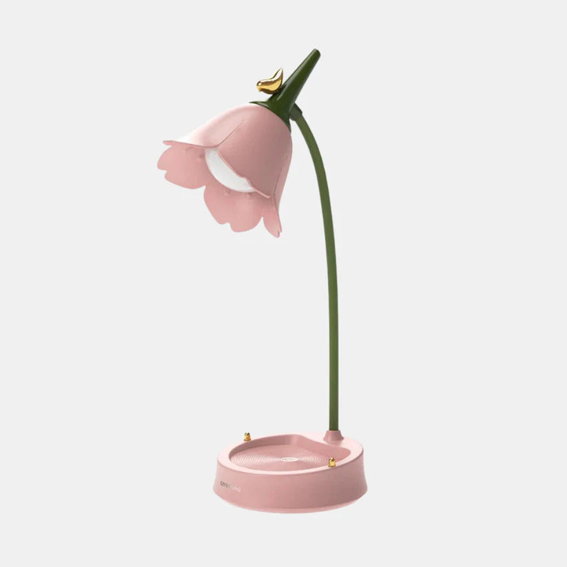 Minimalist Flower Design Table Lamp – Playful Flower Shaped LED Lamp for Bedside Table & Desk