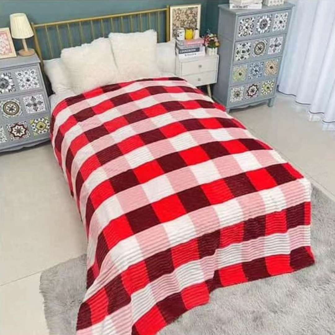 Elegant Velvet Fleece Throw Blanket