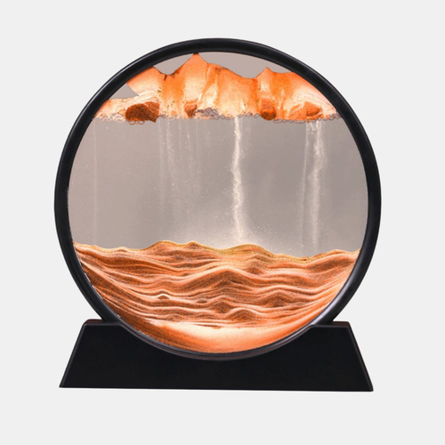 3D Moving Sand Art – Soothing Hourglass Decoration for Any Room
