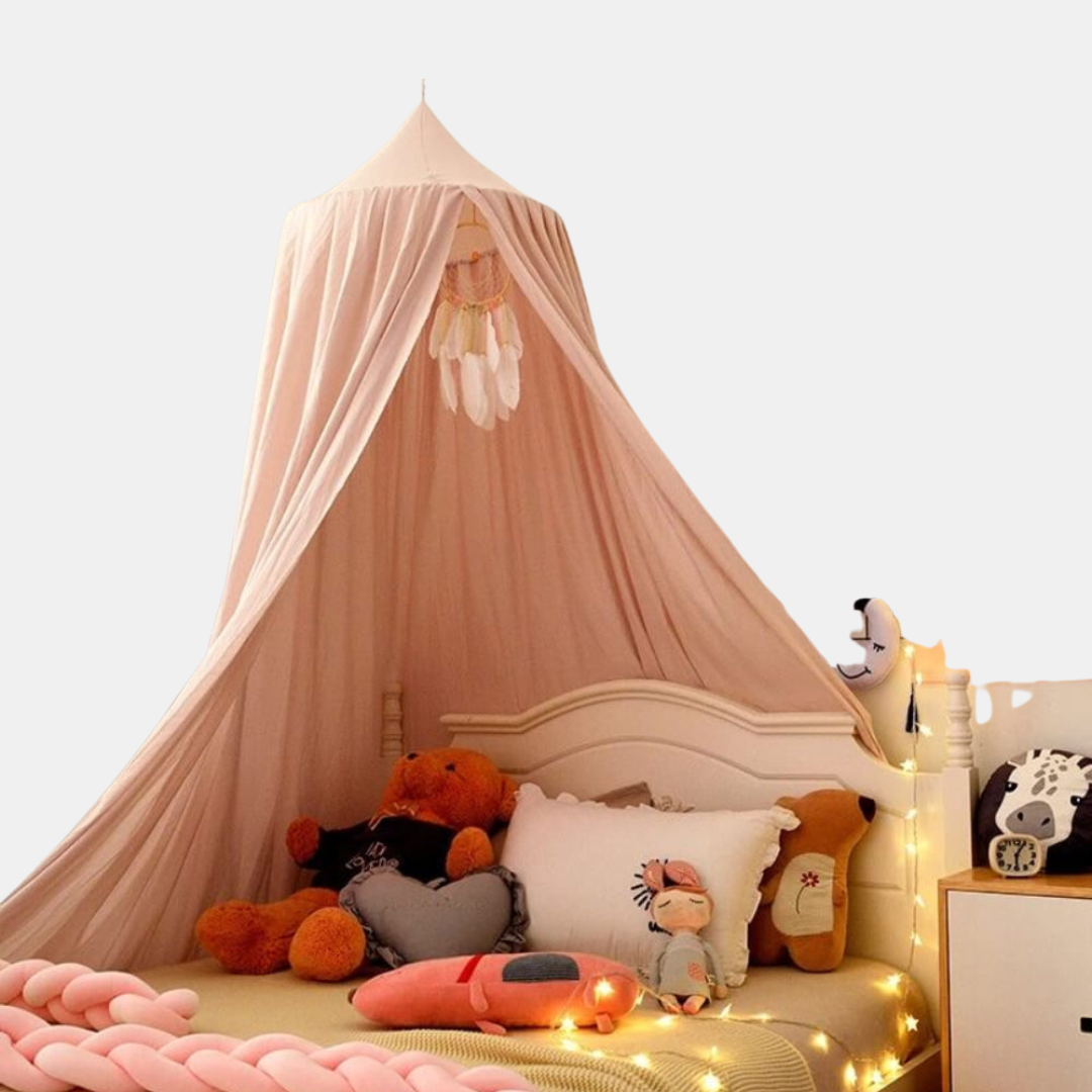 Soft Canopy Bed Curtain – Dreamy Retreat for Children’s Rooms