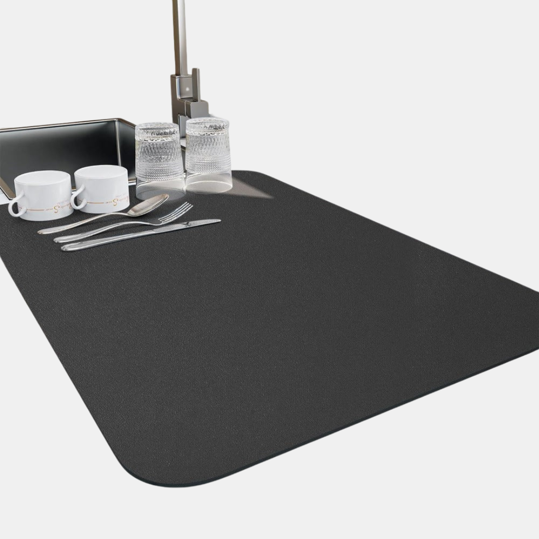 Quick-Dry Kitchen Draining Mat – Super Absorbent & Practical