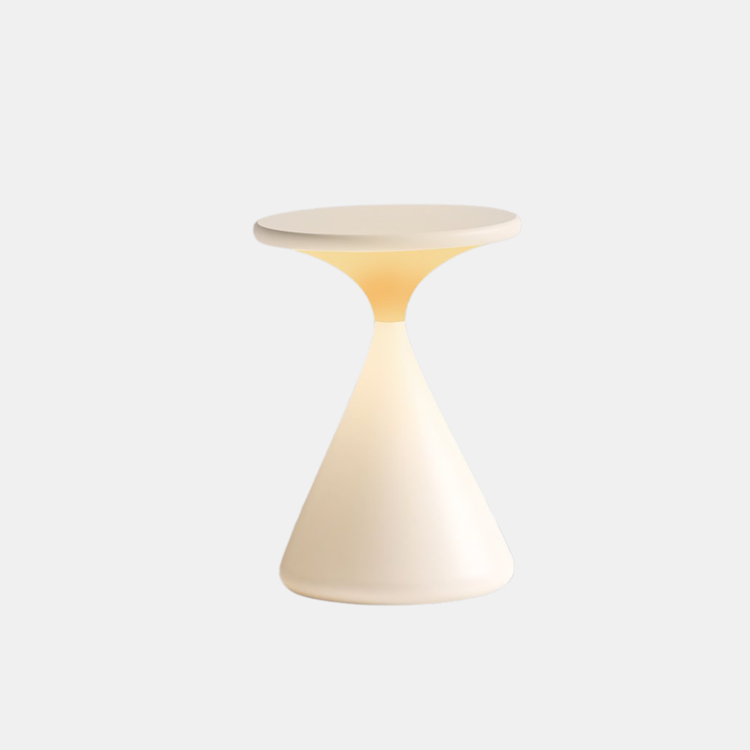 Wireless Hourglass Table Lamp – Contemporary Design