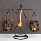 Artistic Candle Holder Sculptures – Unique Figurative Style