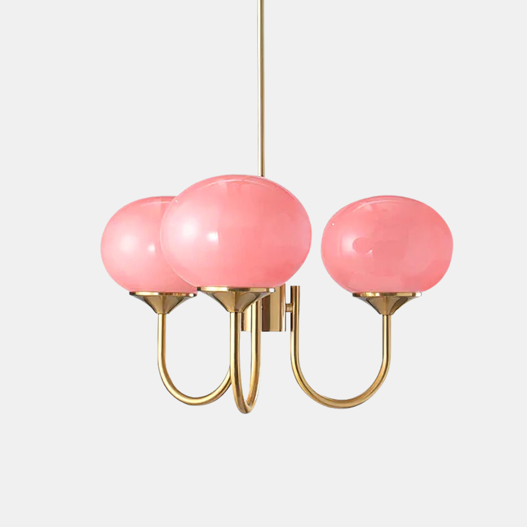 Modern Marshmallow Chandelier – Playful Elegance with a Touch of Glamour