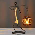 Artistic Candle Holder Sculptures – Unique Figurative Style