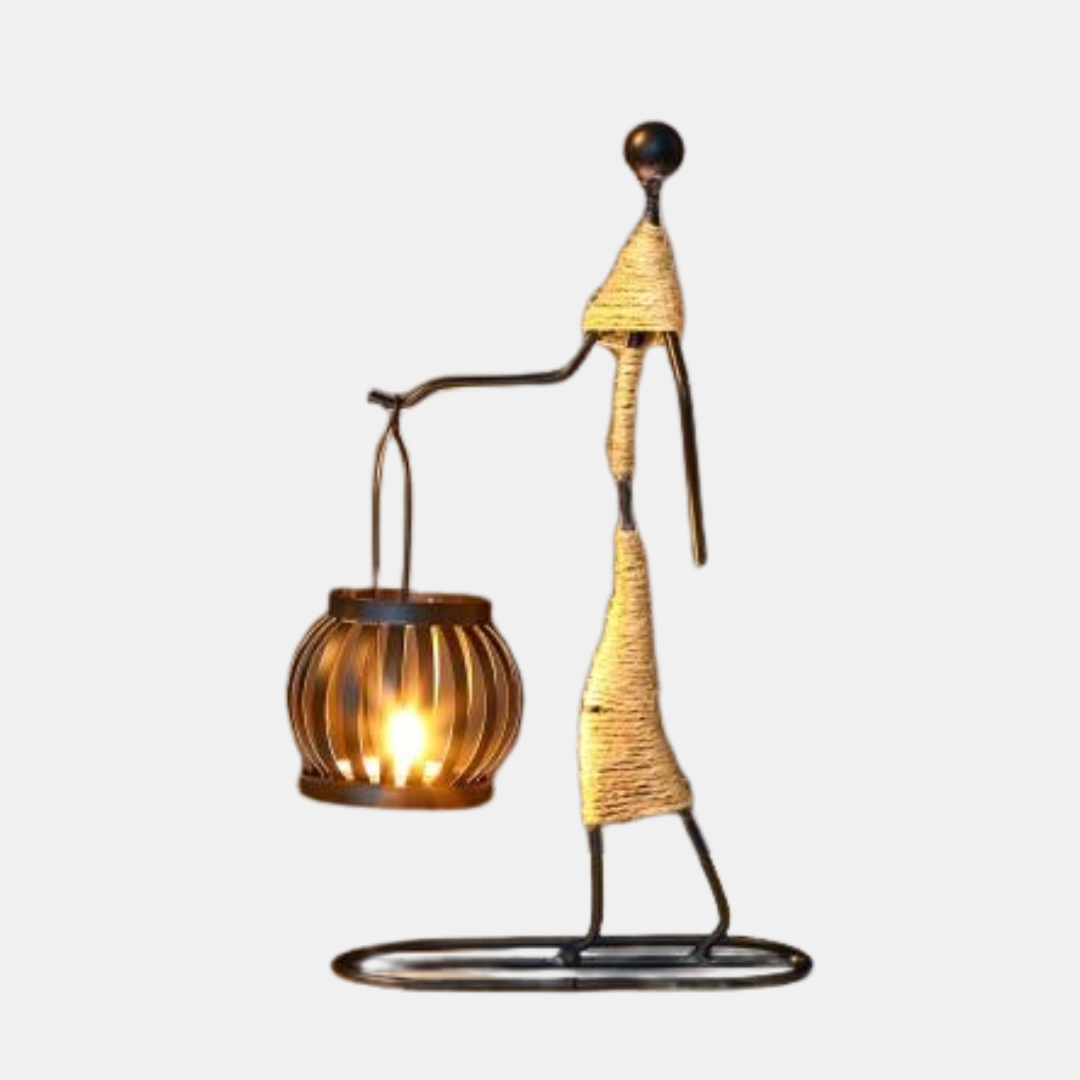 Artistic Candle Holder Sculptures – Unique Figurative Style