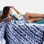 Comfortable Plaid Knitting Kit – Perfect Gift for Crafters