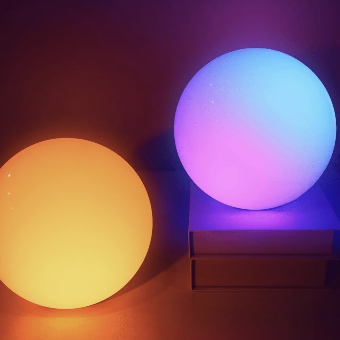 Colorful Sphere Lamp – Versatile LED Lighting for Home and Outdoor Decor