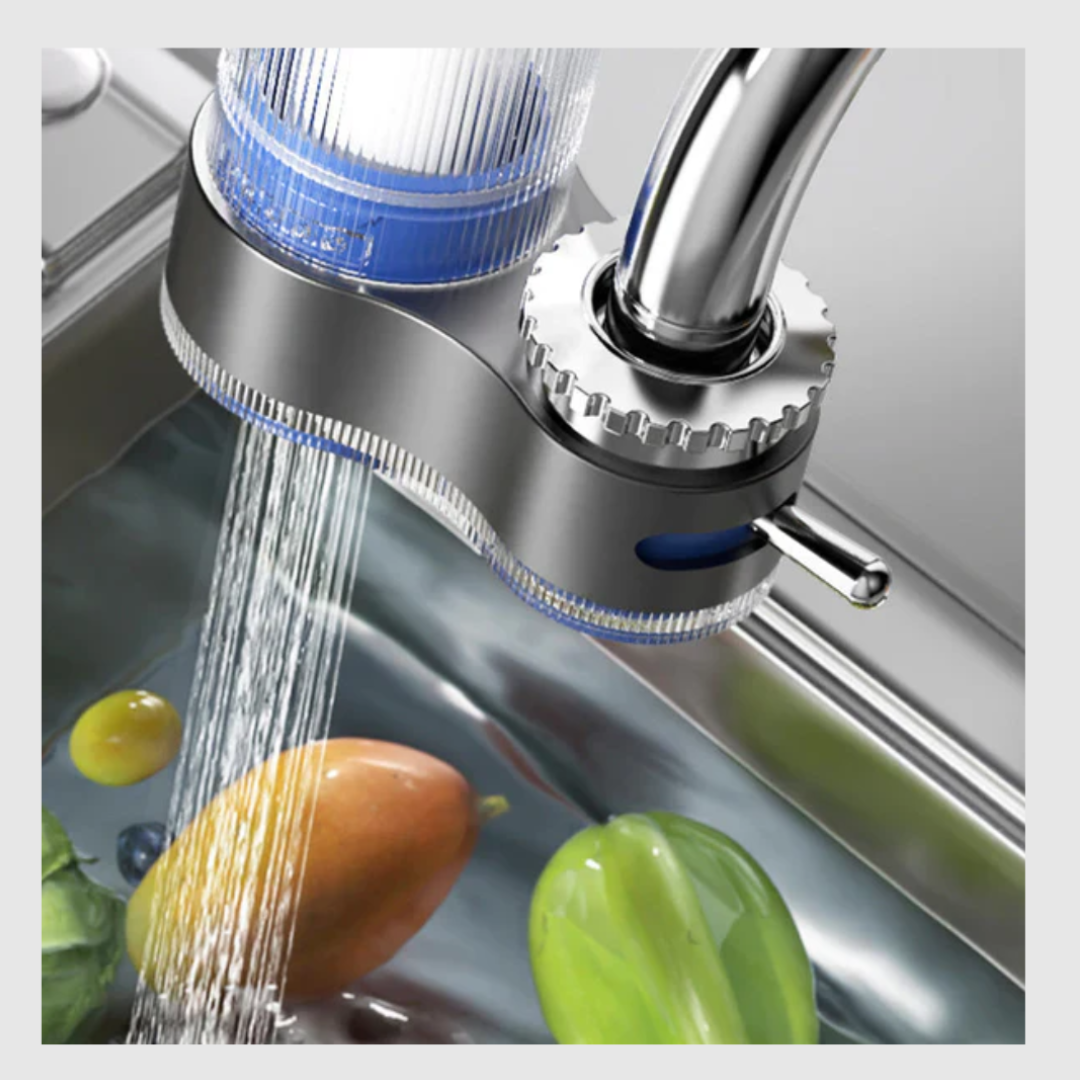 Universal Faucet Water Purifier – Multi-Stage Filter for Clean Drinking Water