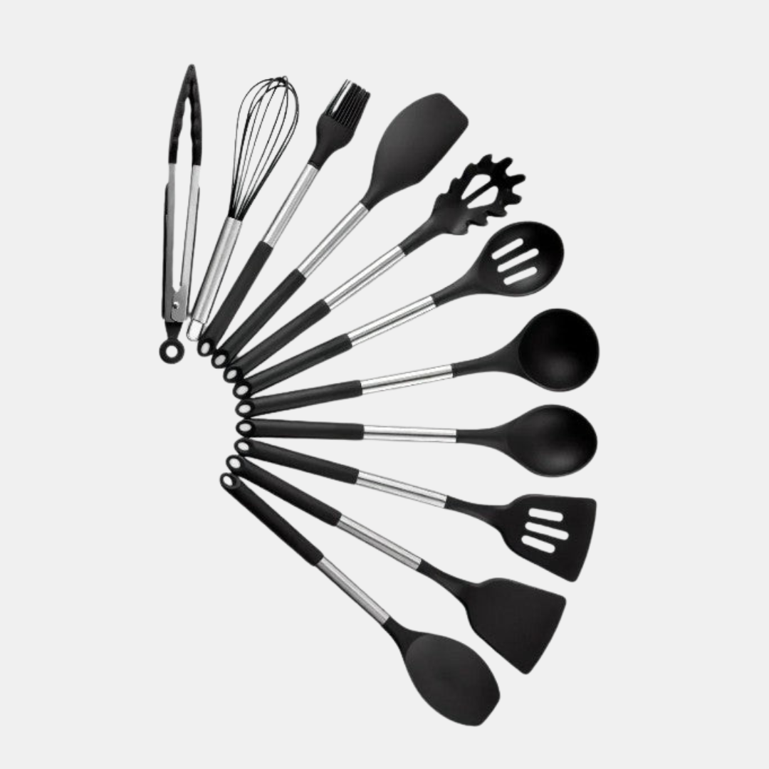 Silicone Cooking Utensil Set – Durable & Non-Stick Friendly