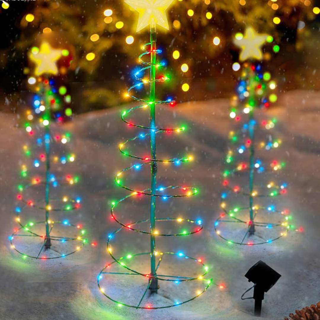 Wireless Solar Christmas Tree – Festive Outdoor Garden Light