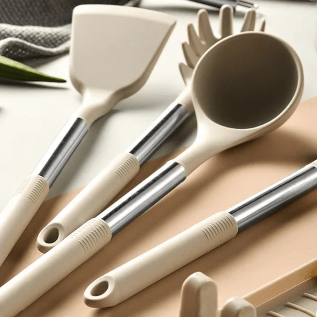 Silicone Cooking Utensil Set – Durable & Non-Stick Friendly