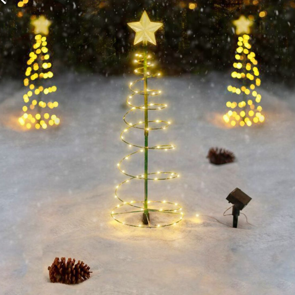 Wireless Solar Christmas Tree – Festive Outdoor Garden Light