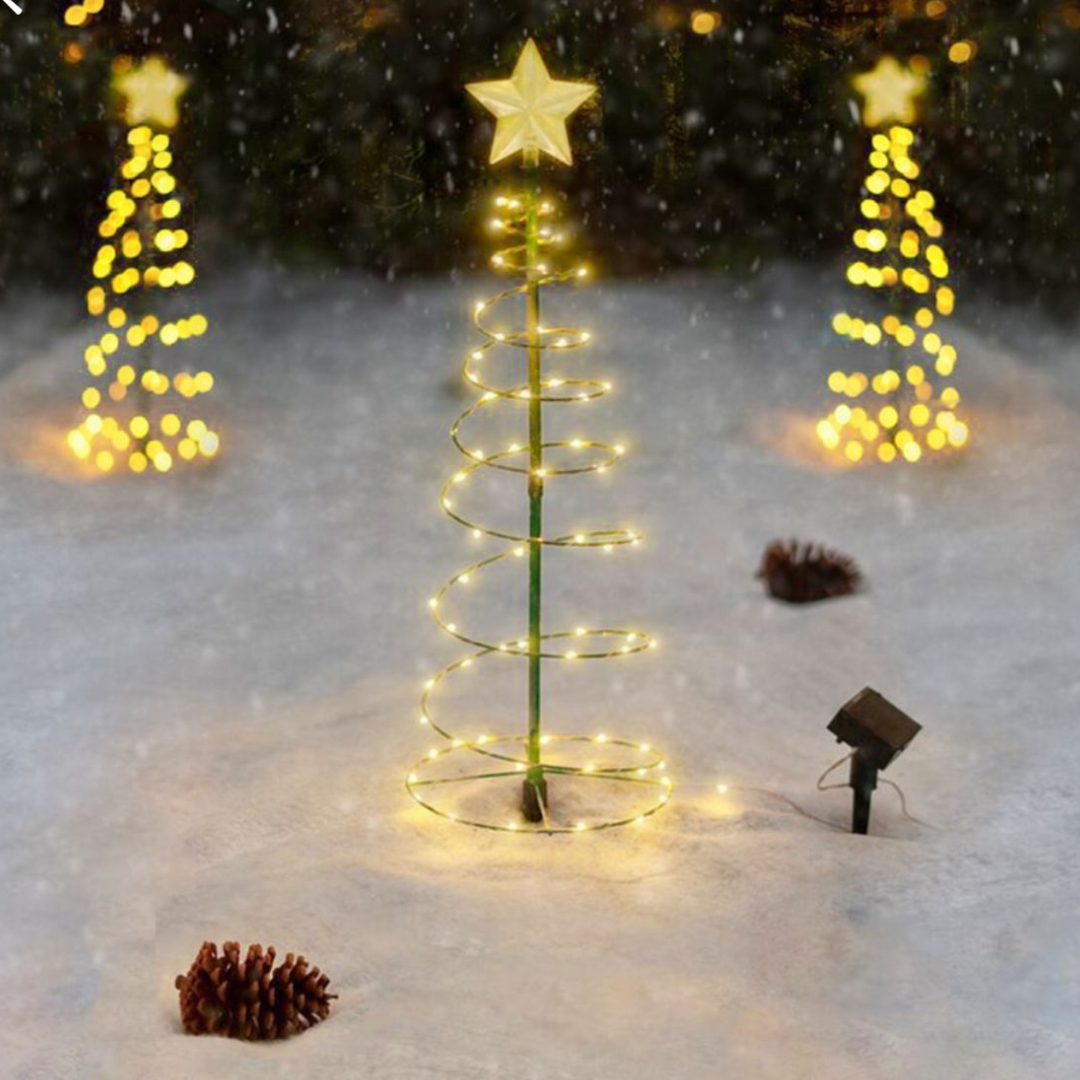 Wireless Solar Christmas Tree – Festive Outdoor Garden Light