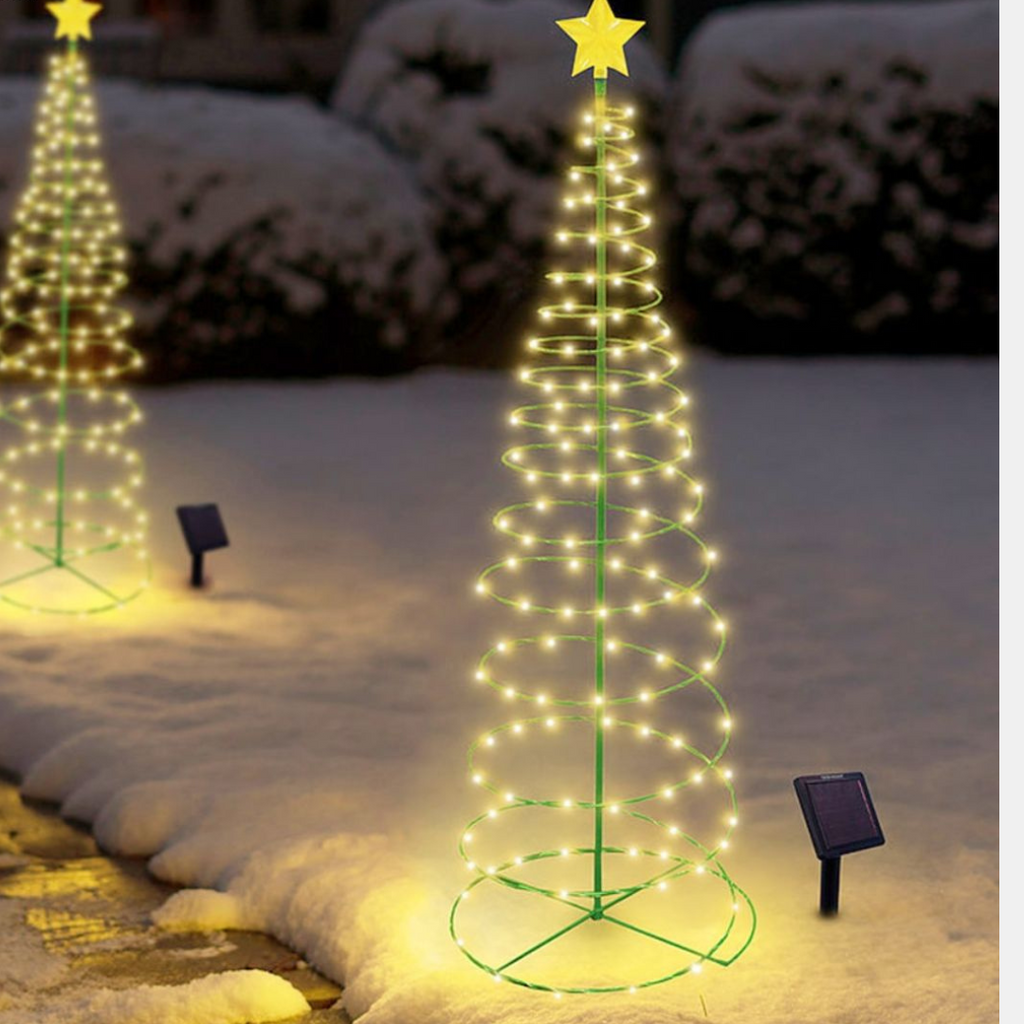 Wireless Solar Christmas Tree – Festive Outdoor Garden Light
