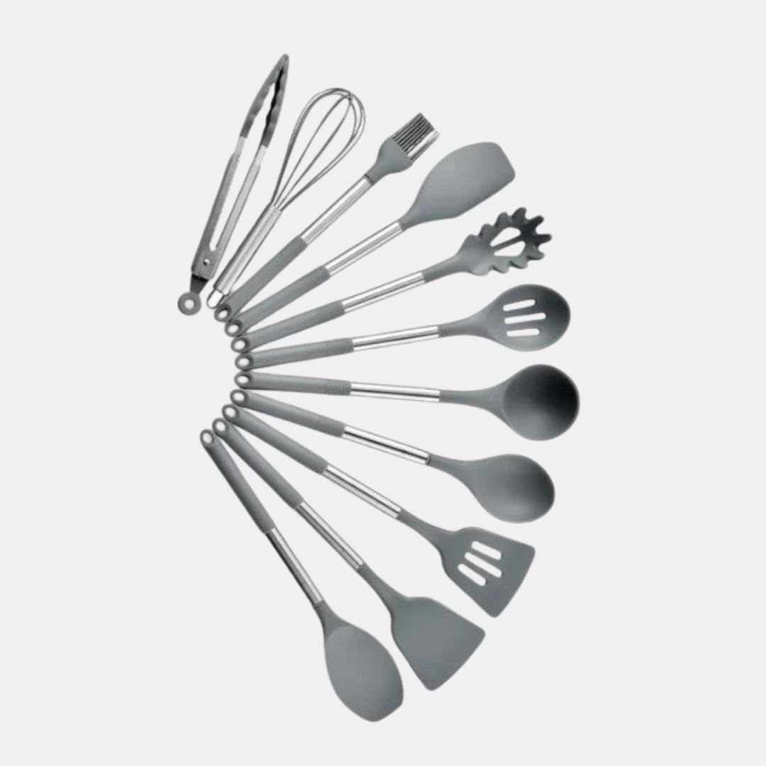 Silicone Cooking Utensil Set – Durable & Non-Stick Friendly