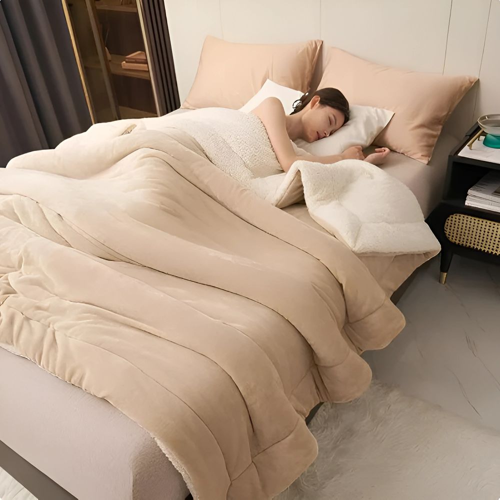 Luxurious Warm Fleece Blanket – Softness Meets Elegance