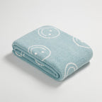 Cozy Smiley Face Throw Blanket