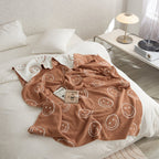 Cozy Smiley Face Throw Blanket