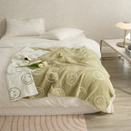 Cozy Smiley Face Throw Blanket