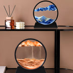 3D Moving Sand Art – Soothing Hourglass Decoration for Any Room