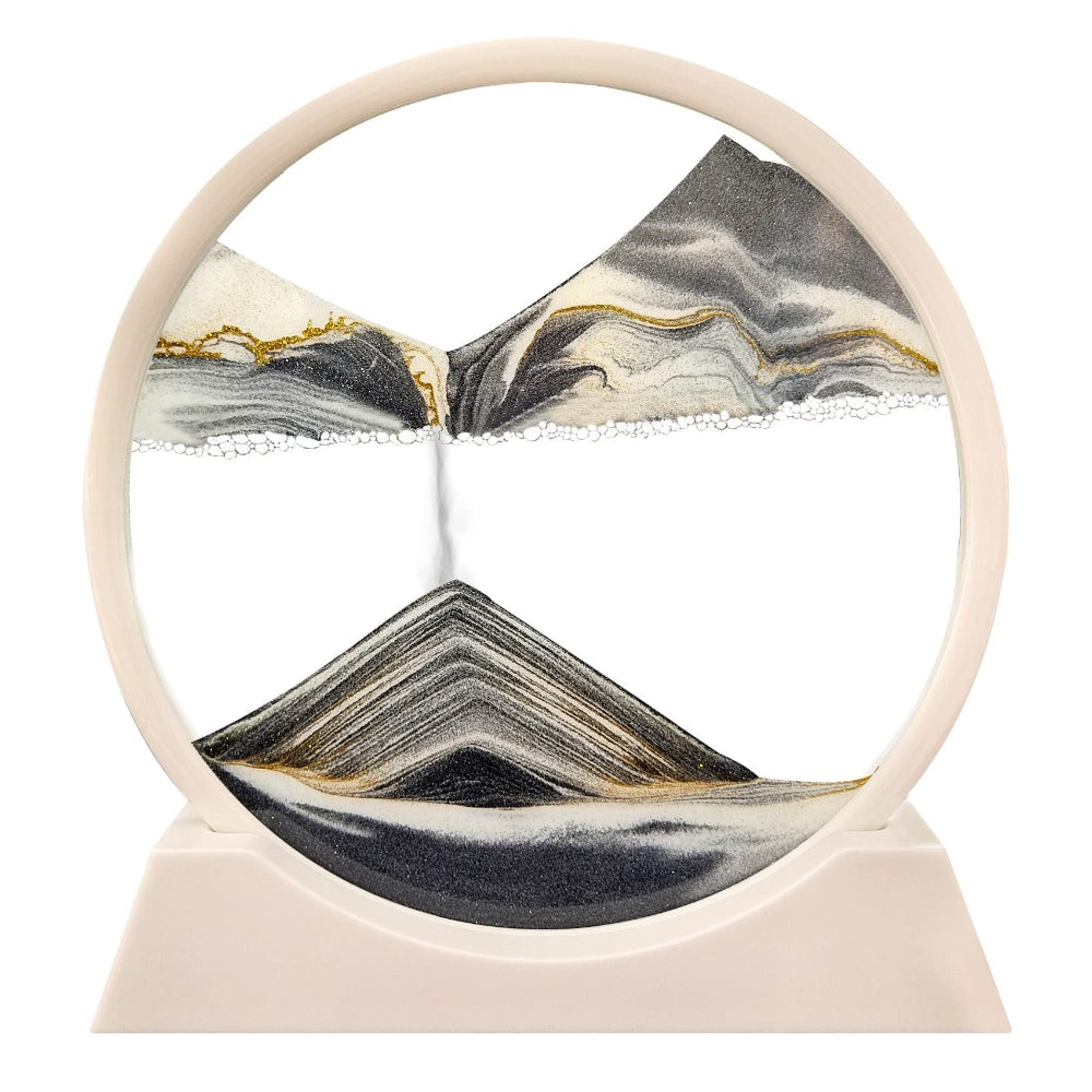 3D Moving Sand Art – Soothing Hourglass Decoration for Any Room