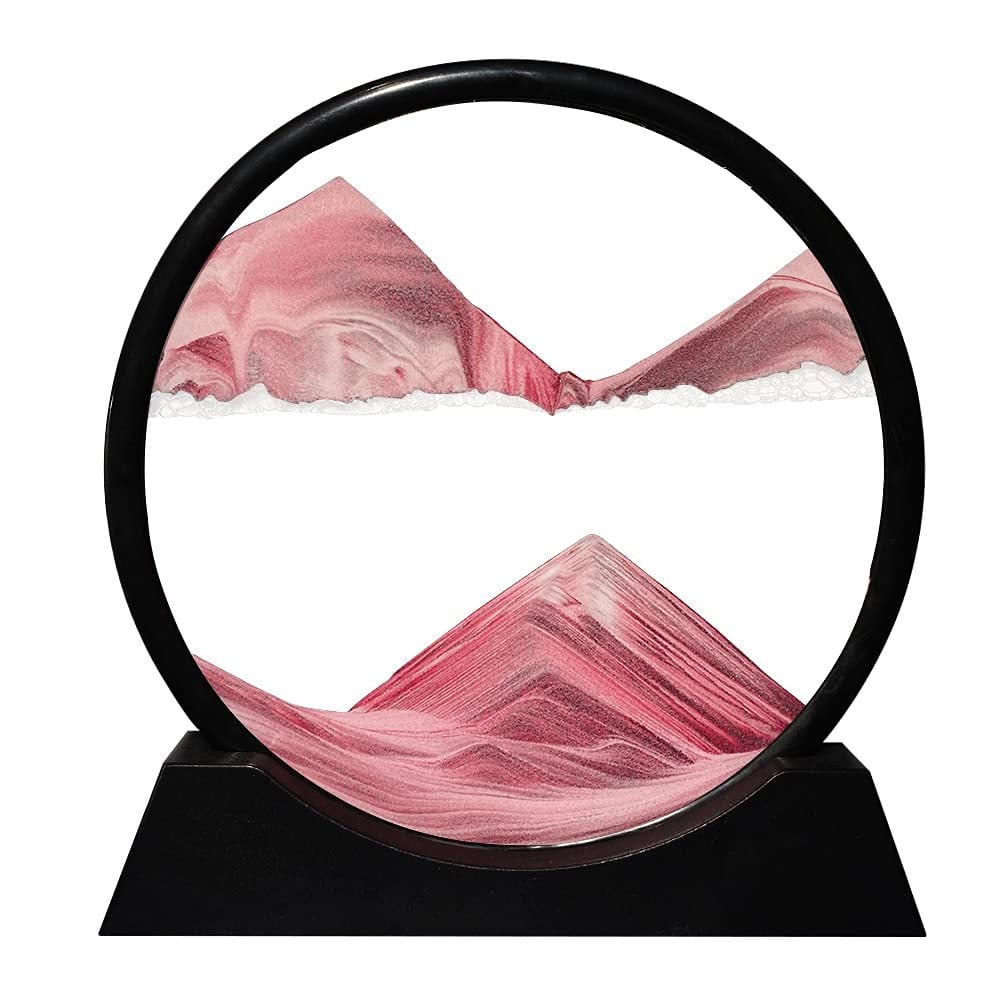 3D Moving Sand Art – Soothing Hourglass Decoration for Any Room
