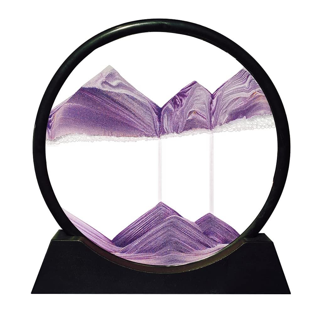 3D Moving Sand Art – Soothing Hourglass Decoration for Any Room